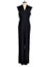 Calvin Klein Solid Black Gray Jumpsuit Size 2 - photo 1