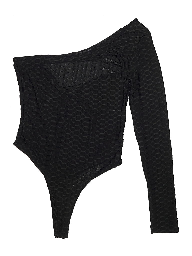 Pre-owned Fashion Nova Bodysuit In Black