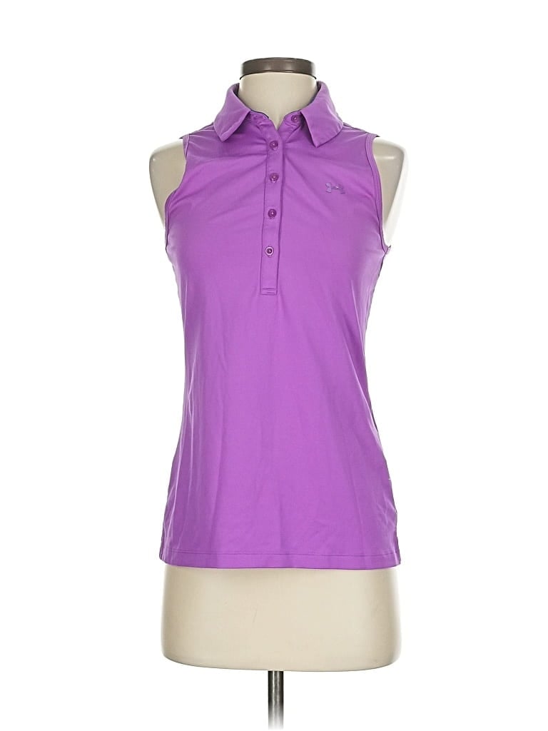 Pre-owned Under Armour Sleeveless T-shirt In Purple
