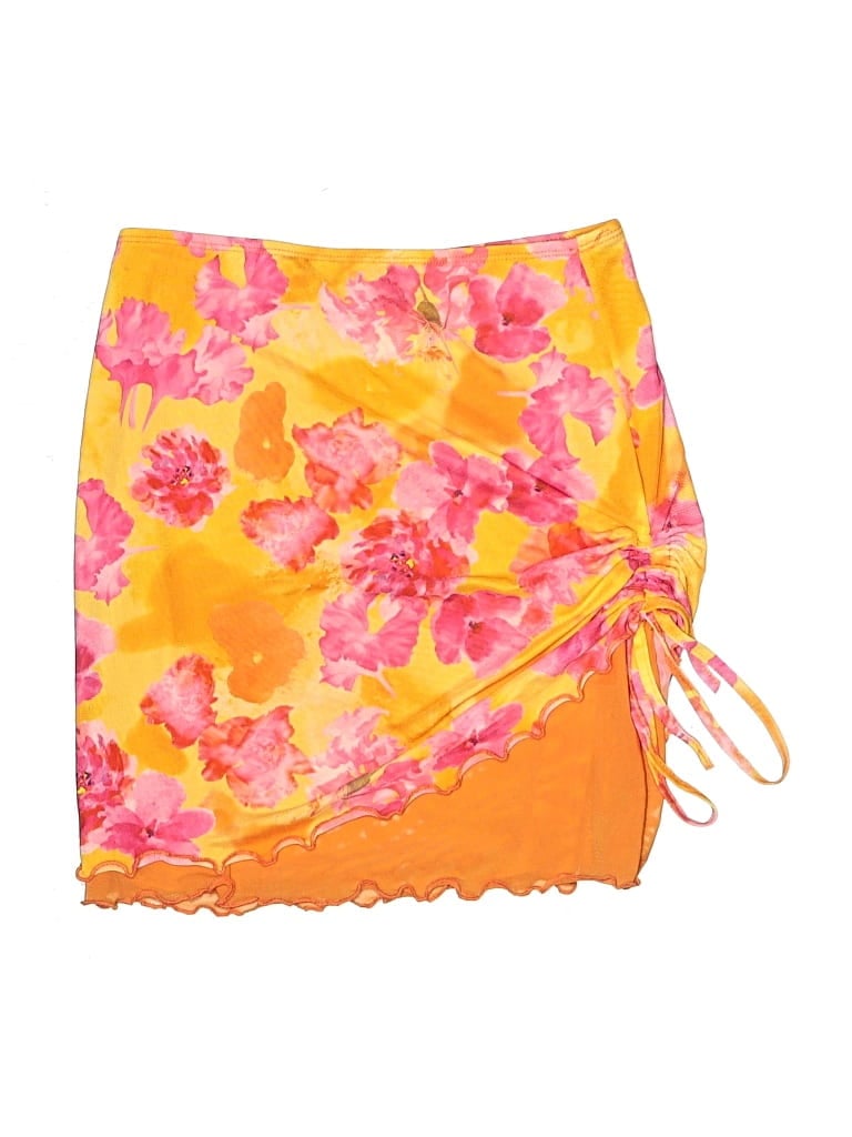 Pre-owned Shein Swimsuit Cover Up In Orange