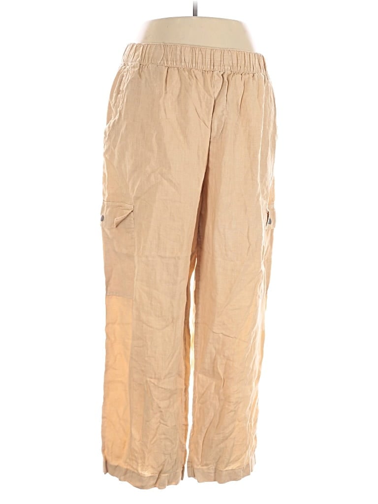 Pre-owned C&c California Linen Pants In Brown