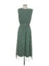Max Studio Paisley Green Casual Dress Size S - photo 2