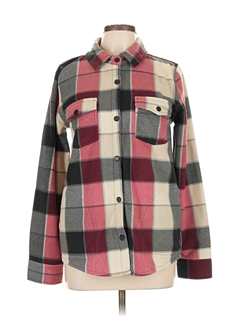 Pre-owned O'neill Long Sleeve Button Down Shirt In Red