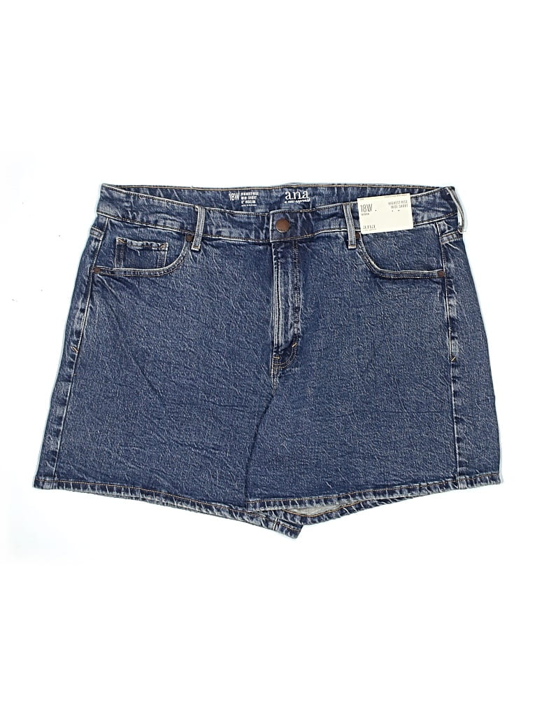 A.n.a. A New Approach Denim Shorts In Blue