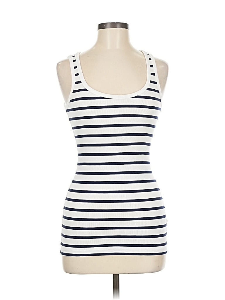 Pre-owned Gap Tank Top White Halter Neckline Tops