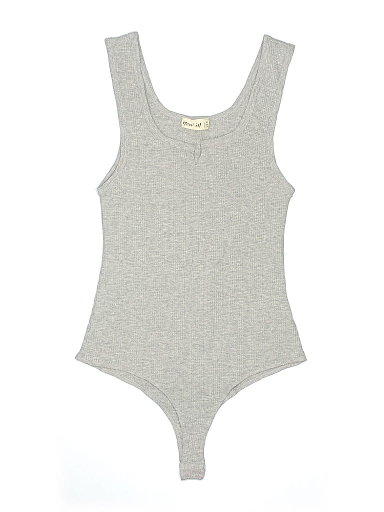 Pre-owned New In Bodysuit In Gray