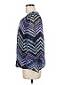 B-Design 100% Polyester Blue 3/4 Sleeve Blouse Size M - photo 5
