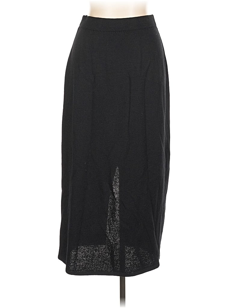 Pre-owned St John Formal Skirt In Black