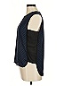 Dex 100% Polyester Blue Sleeveless Blouse Size M - photo 5