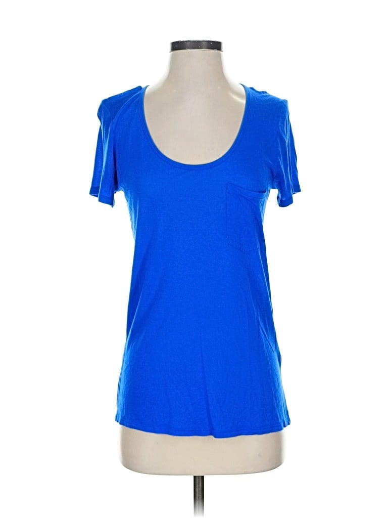 Pre-owned Banana Republic Short Sleeve T-shirt In Blue