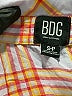 BDG Plaid Orange Purple Long Sleeve Button-Down Shirt Size S - photo 7