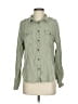 Universal Thread 100% Lyocell Green Long Sleeve Button-Down Shirt Size S - photo 1