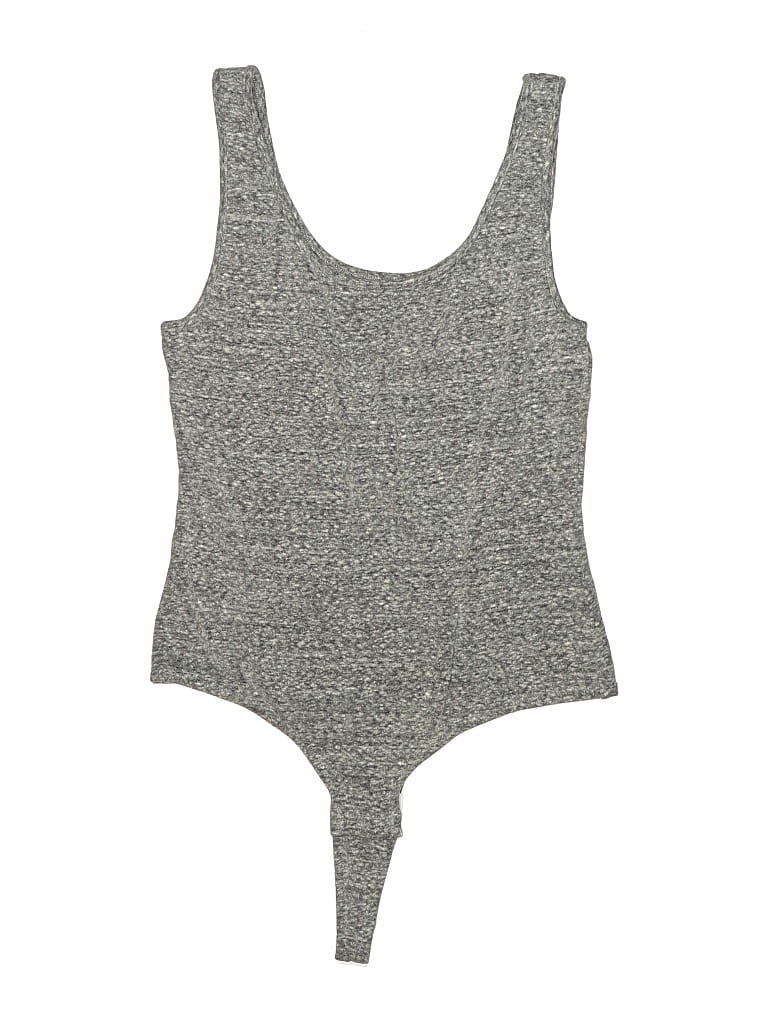 Pre-owned Madewell Bodysuit In Gray