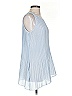 BCBGeneration Blue Sleeveless Blouse Size S - photo 4