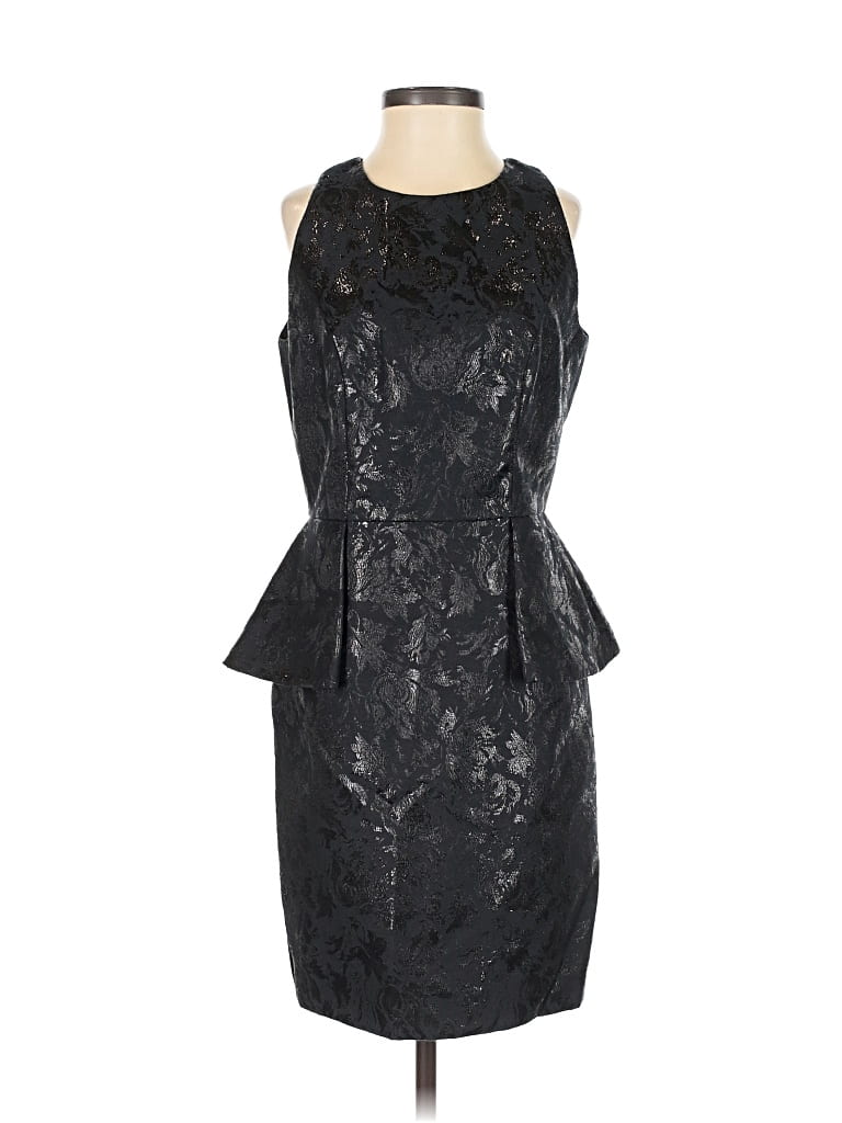 Pre-owned Carmen Marc Valvo Cocktail Dress In Black