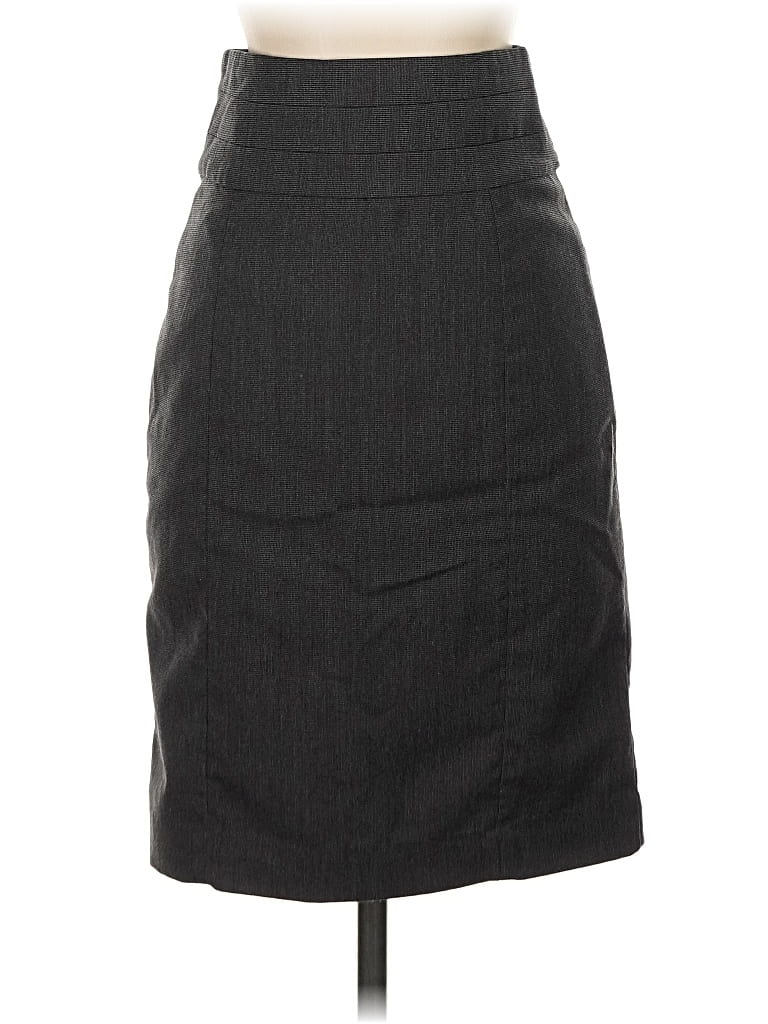 Pre-owned H&m Formal Skirt In Gray