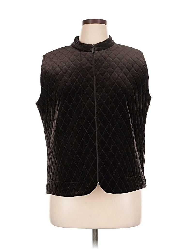 Pre-owned Chico's Vest In Black