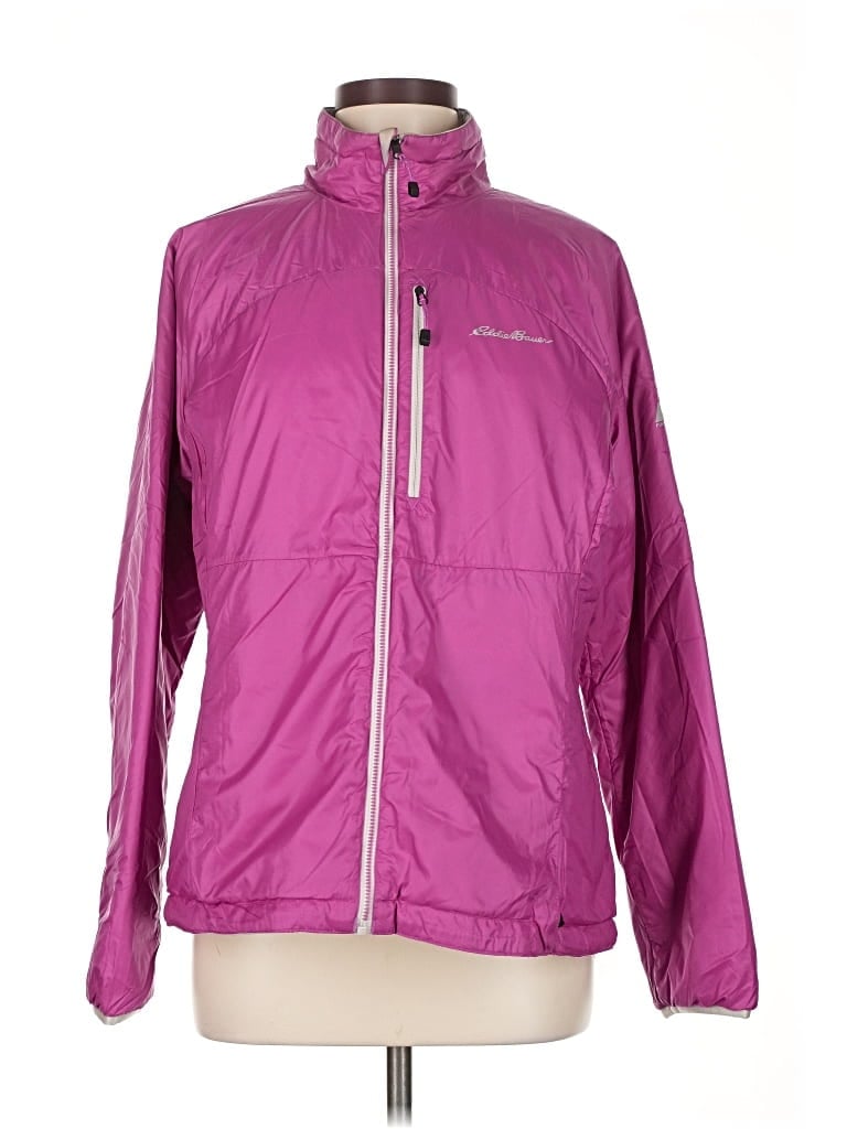 Pre-owned Eddie Bauer Windbreaker Jacket In Purple