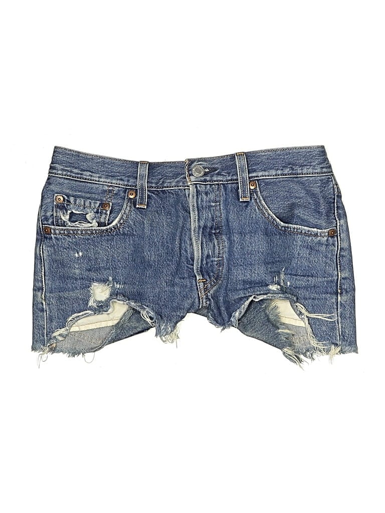 Pre-owned Levi's Denim Shorts In Blue