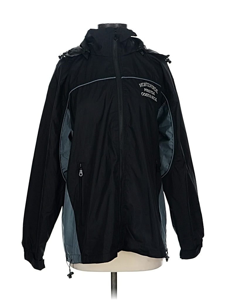 Pre-owned Assorted Brands Windbreaker Jacket In Black