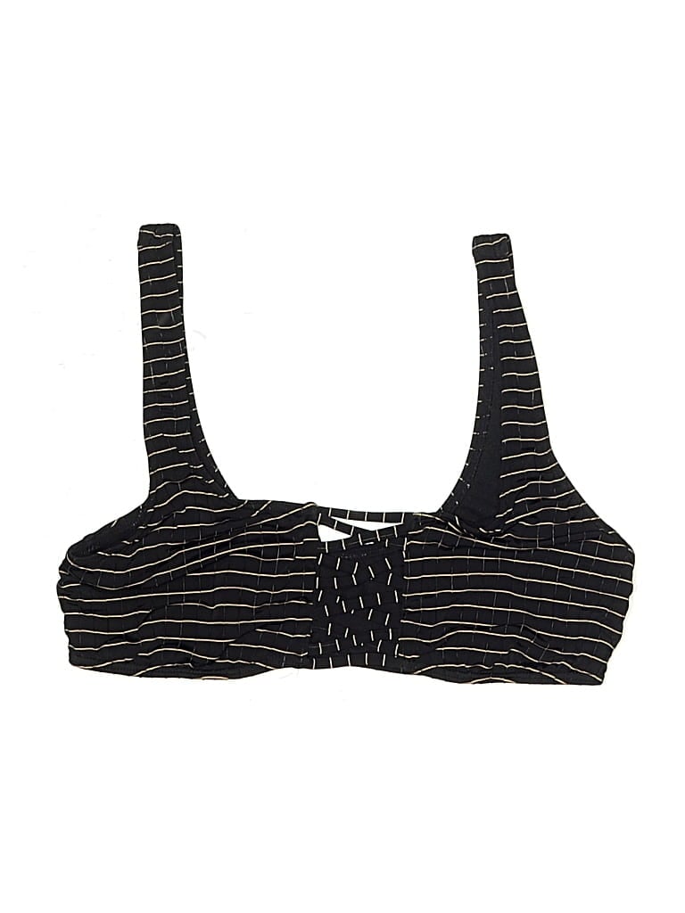 Pre-owned Unbranded Swimsuit Top Black Swimwear