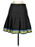 UNIF 100% Polyester Color Block Black Casual Skirt Size S - photo 2