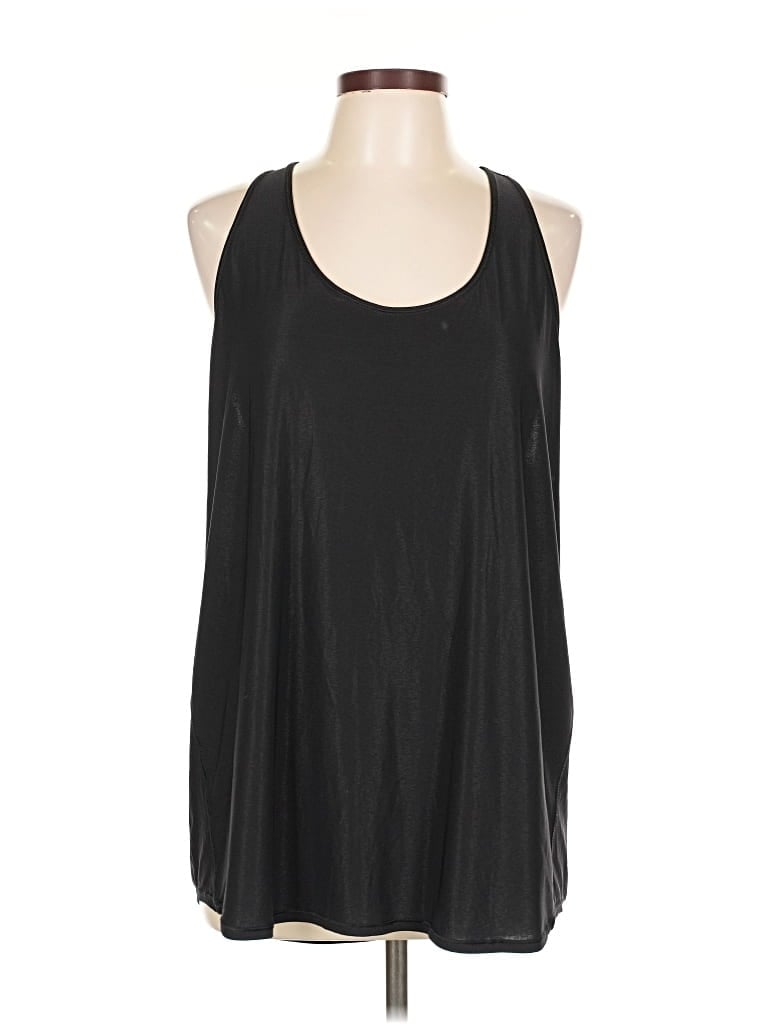Pre-owned Unbranded Tank Top Black Halter Neckline Tops