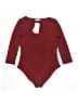 Heatherly Burgundy Bodysuit Size L - photo 1