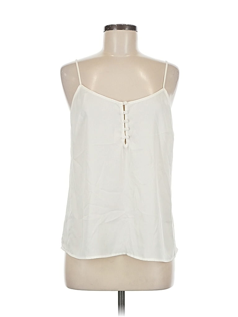 Pre-owned L'academie Los Angeles Sleeveless Blouse In White