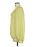 Ann Taylor LOFT 100% Polyester Green Long Sleeve Blouse Size M - photo 5