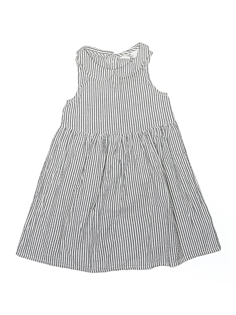 Pre-owned H&m Kids' Dress In Gray