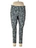 Ideology Print Gray Active Pants Size 2X - photo 1