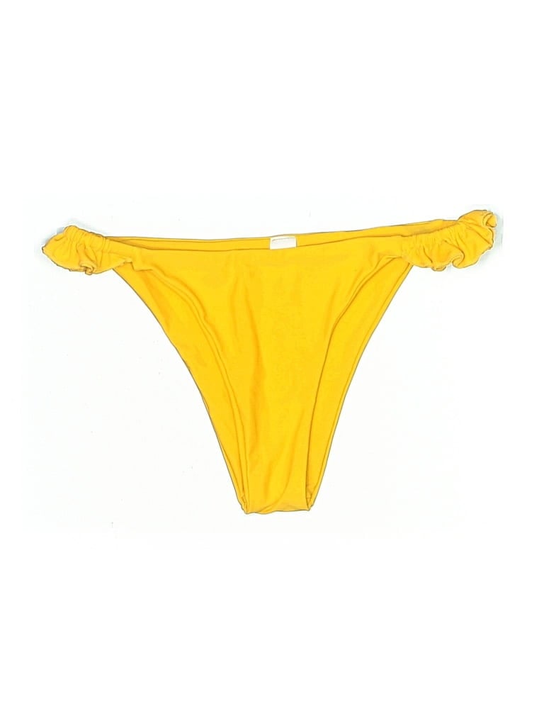 Pre-owned Unbranded Swimsuit Bottoms In Yellow
