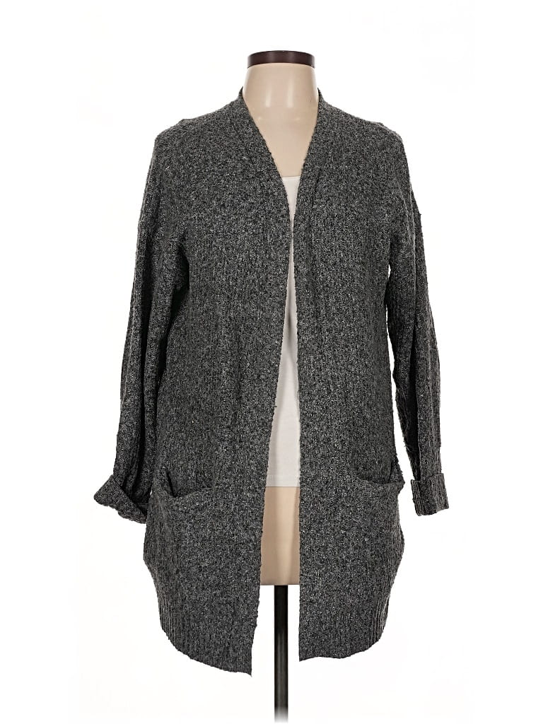 Pre-owned Chloe & Jasmine Cardigan Sweater In Gray