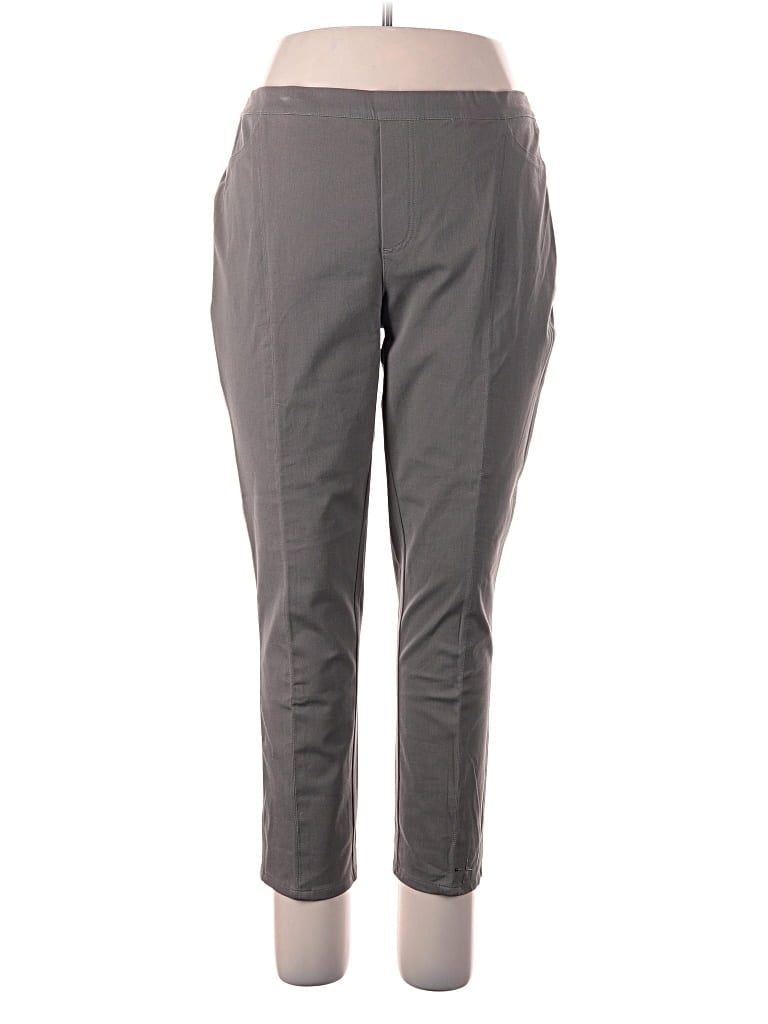Pre-owned Isaac Mizrahi Live Dress Pants In Gray