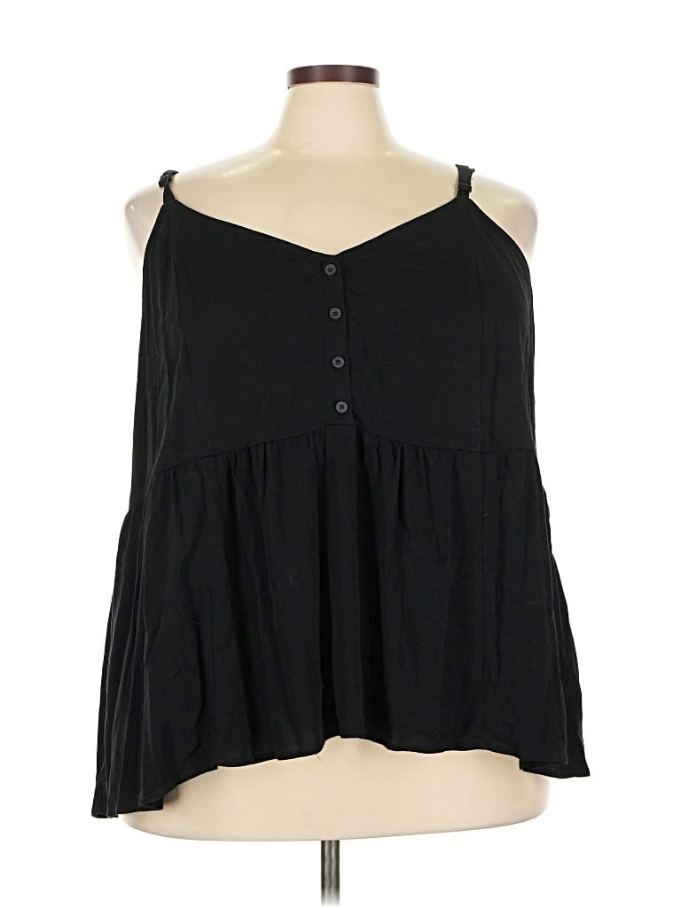 Pre-owned Torrid Tank Top Black Strapless Neckline Tops