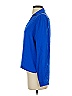 MICHAEL Michael Kors 100% Silk Blue Long Sleeve Silk Top Size XXS - photo 5