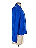 MICHAEL Michael Kors 100% Silk Blue Long Sleeve Silk Top Size XXS - photo 4