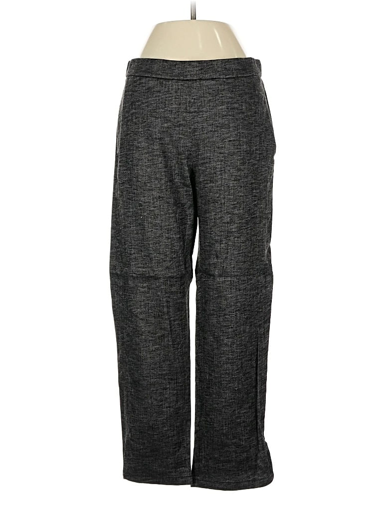 Pre-owned Theory Linen Pants In Gray