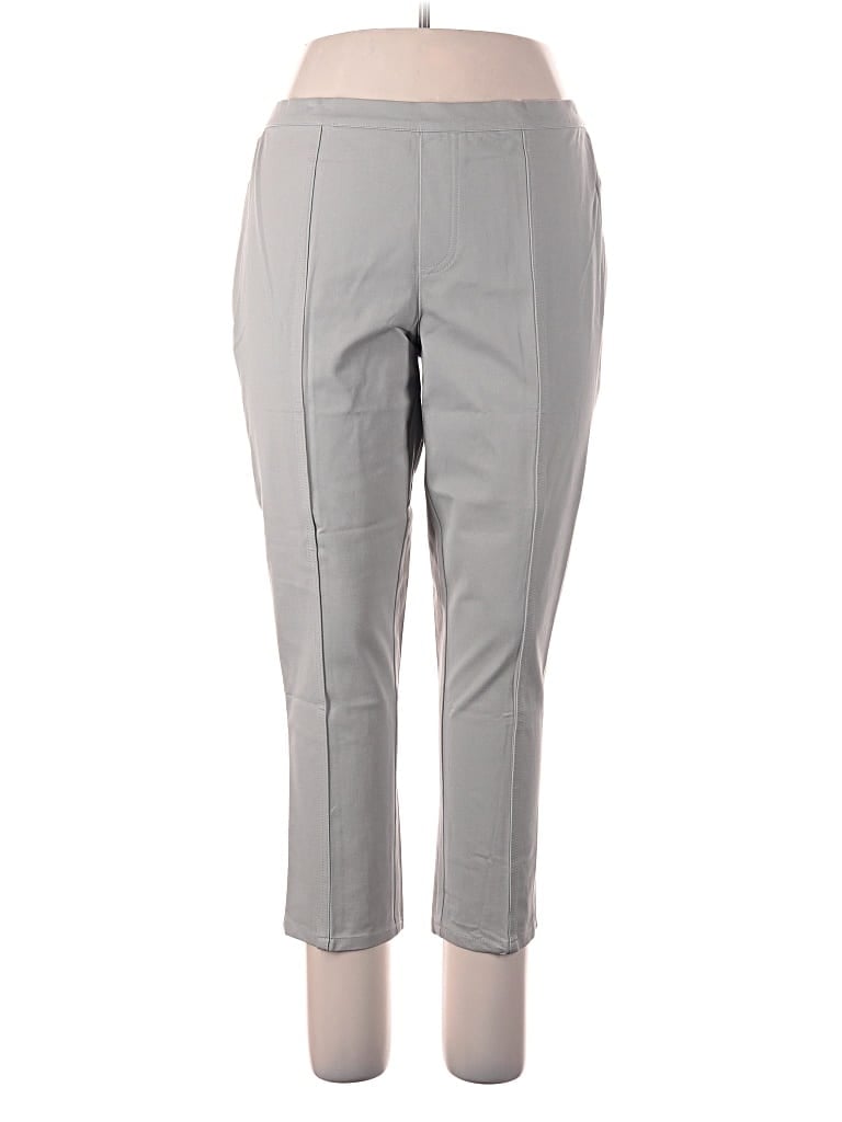Pre-owned Isaac Mizrahi Live Dress Pants In Gray