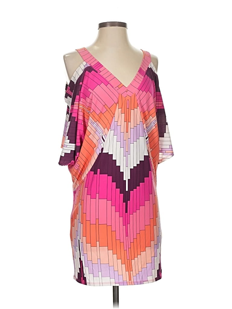 Pre-owned Trina Trina Turk Cocktail Dress In Pink