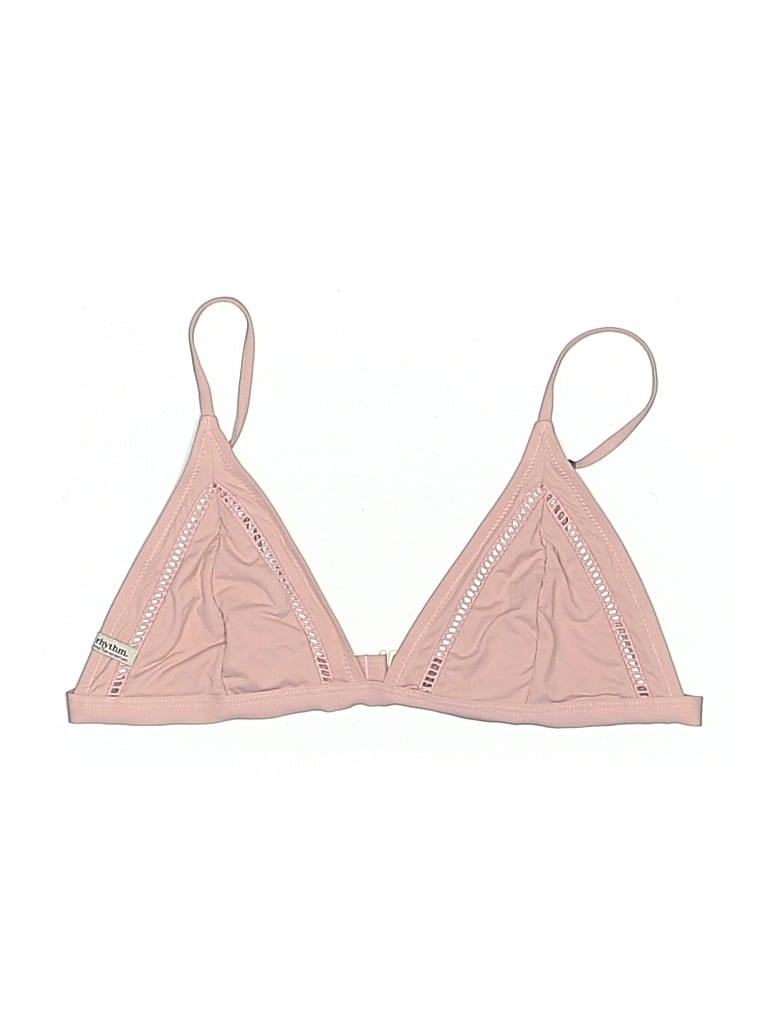 Pre-owned Rhythm Swimsuit Top Pink Swimwear