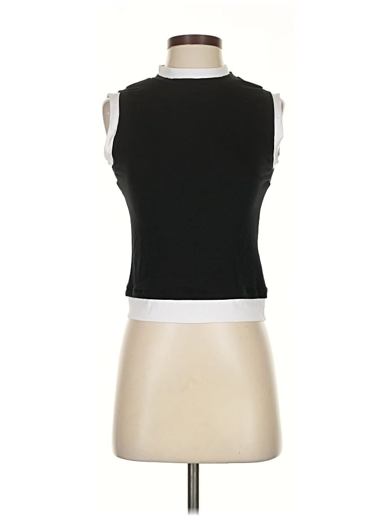 Pre-owned Asos Design Sleeveless T-shirt In Black