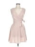 ASOS 100% Polyester Solid Pink Cocktail Dress Size 6 - photo 1