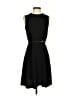 Zara Basic Solid Black Casual Dress Size S - photo 1