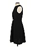 Zara Basic Solid Black Casual Dress Size S - photo 5