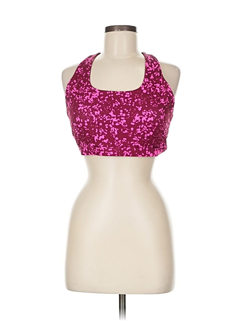 Pre-owned Fabletics Tank Top Burgundy Halter Neckline Tops