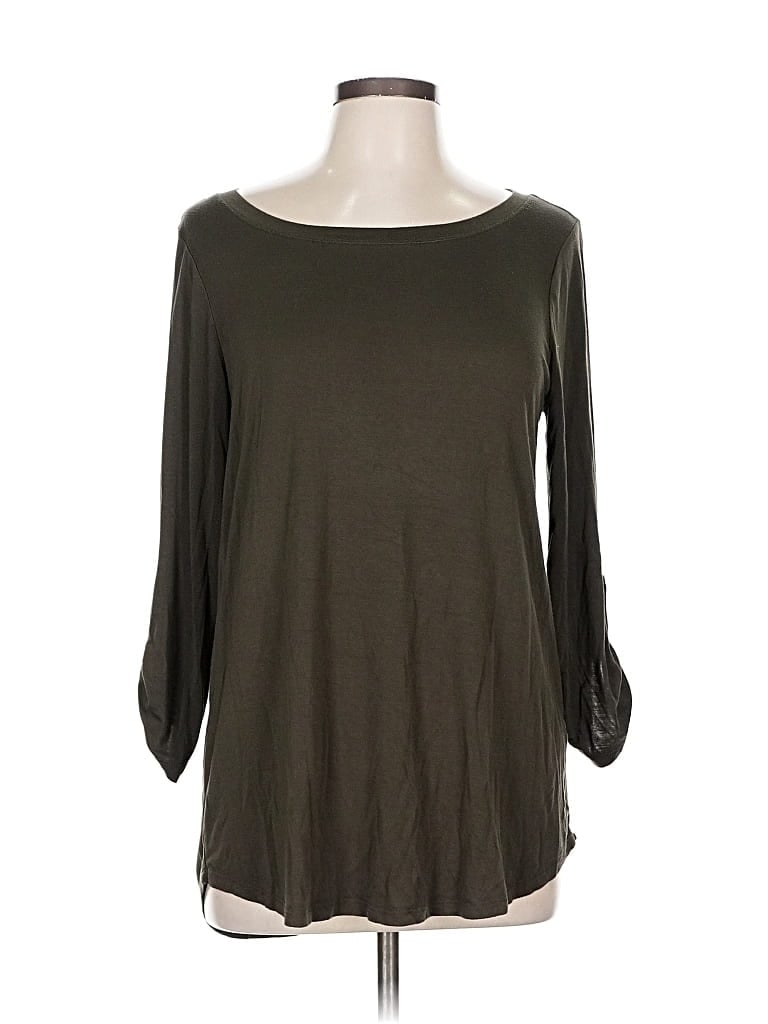 Pre-owned Cupio 3/4 Sleeve T-shirt In Green