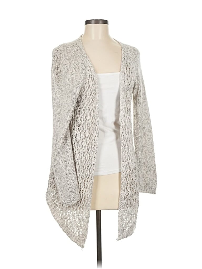 Pre-owned Alya Cardigan Sweater In Gray