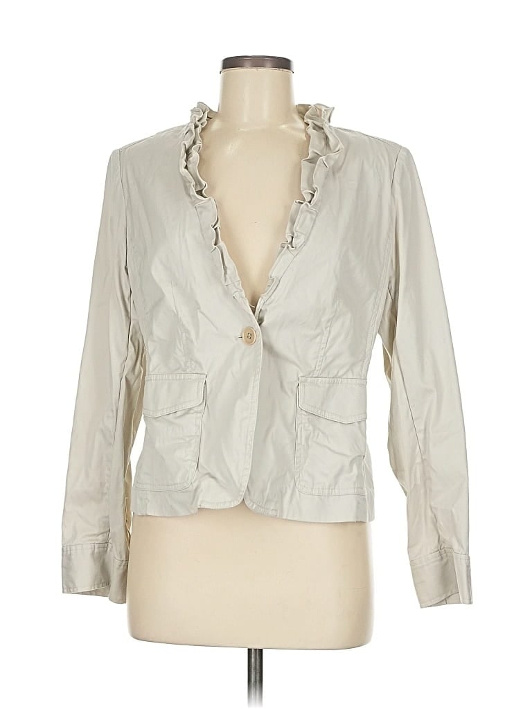 Pre-owned Talbots Blazer Jacket In Brown